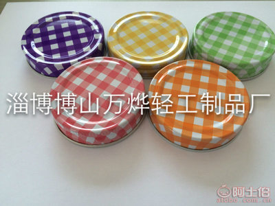 【万烨7cm外贸出口把手杯马口铁圆形盖果汁瓶盖梅森罐盖公鸡杯盖】淄博博山万烨轻工制品厂 - 产品库